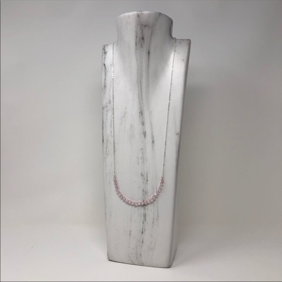 TODAY ONLY Quartz Stone Faceted bead Necklace - Picture 2 of 5